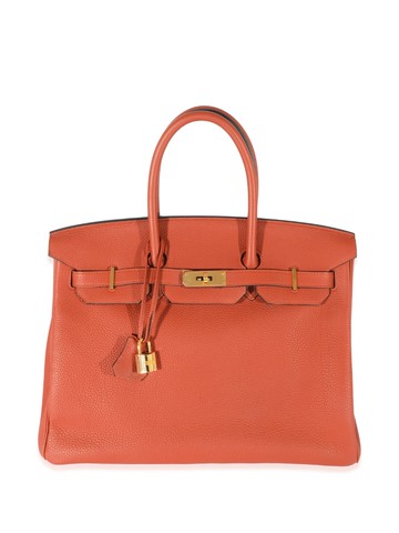 Hermès - pre-owned Birkin 35 handbag - unisex - Calf Leather - One Size - Brown