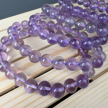 【晶星】 天然高透紫水晶手珠 8mm 高透 紫水晶 素圈 水晶 天然水晶 水晶手珠 開運 開運飾品 招財 聚財 淨化