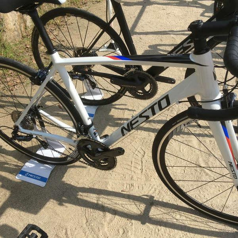 NESTO ALTERNA ロードバイク 2021 青 走行100km↓ 引取限定