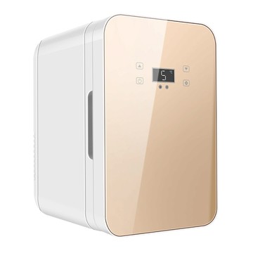 行動冰箱 8L美妝冰箱 保養品冰箱 迷你小冰箱  行動冰箱 宿舍露營冷藏箱 家用冰箱保鮮中藥 寬電壓110v-220v通用