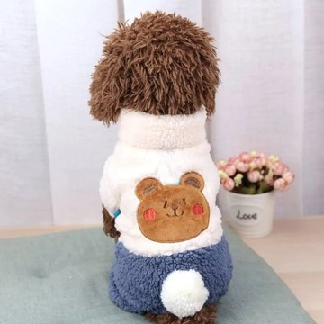 寵物衣服 生日趴狗狗衣服 秋冬四腳保暖貓咪衣服 泰迪貴賓犬寵物服飾 比熊雪納瑞小型犬衣服【不二雜貨】