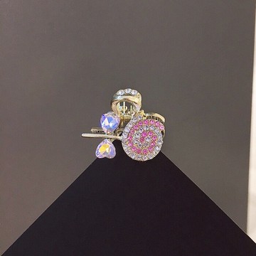 發夾可愛棒棒糖抓夾小號劉海夾發卡子發抓爪夾少女發爪邊夾女