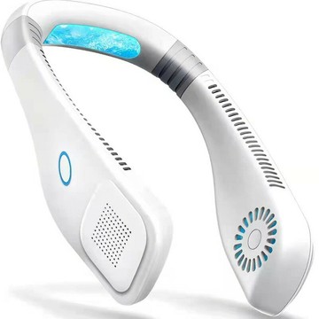 無葉風扇 2025新款USB充電戶外運動便攜風扇迷你靜音渦輪無葉掛脖風扇「限時特惠」