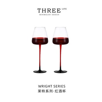 Tlife·Wright·酒具高腳杯家用紅酒杯奢華玻璃套裝醒酒器 | 萊特