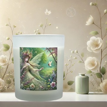 天然大豆蠟香氛燭杯  4季精靈-春之晨露 (Spring Dew) 純精油調香