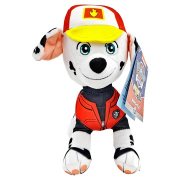 SPIN MASTER 汪汪隊立大功狗狗大卡車隊系列 絨毛玩偶 - 毛毛  19cm  毛毛 白色 + 紅色  1個