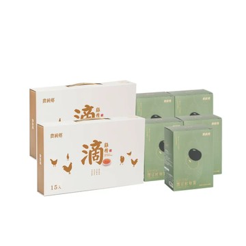 【農純鄉】黑豆杜仲茶×5盒+原味滴雞精15入×2盒