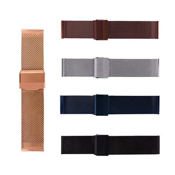 【THEODORA'S】[大錶面適用]經典款米蘭錶帶 玫金 / 咖 / 銀 / 深藍 / 黑【希奧朵拉】