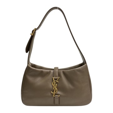 SAINT LAURENT YSL 聖羅蘭 棕色 羊皮 Le 5 A 7 肩背包 763419 【二手名牌BRAND OFF】