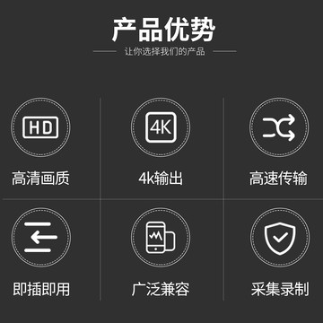 熱銷保捷采集卡4k高清畫質HDMI手機iPad帶貨游戲直播相機專業采集設備