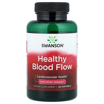 Swanson Vitamins, 健康血流，60 粒軟膠囊