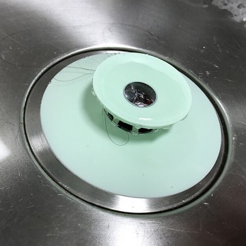 PS Mall【J2139】矽膠過濾網 防堵塞 二合一按壓式 毛髮過濾網