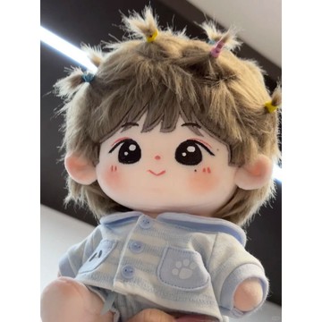臺灣出貨 娃衣原創 15/20cm棉花娃娃衣服 可愛毛絨連體 玩偶 公仔換裝 娃娃替換套裝 娃娃裝 娃娃配件 棉花娃衣