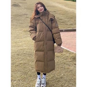 高級感超好看羽絨棉服女2025冬季新款中長款炸街寬松加厚棉衣外套