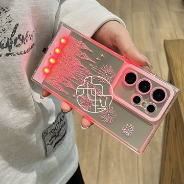 來電會發光 透明保護殼 創意手機殼 適用於 三星 S26 S25 S24 Ultra A56 A55 A36 全包防摔殼