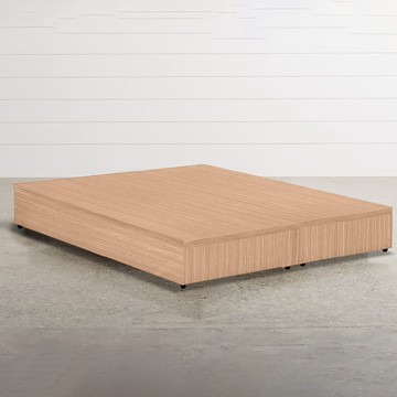 ASSARI-強化6分硬床座/床底/床架-雙人5尺雪松