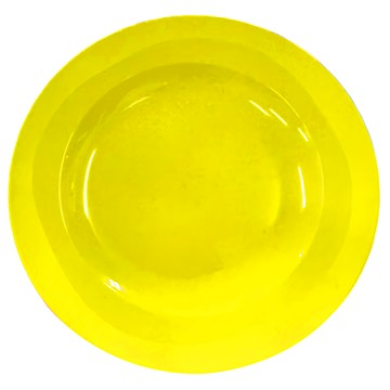 SIMPLA 玉米田 天然玉米生質材料 大圓盤 PLA材質  黃色  255mm  1個