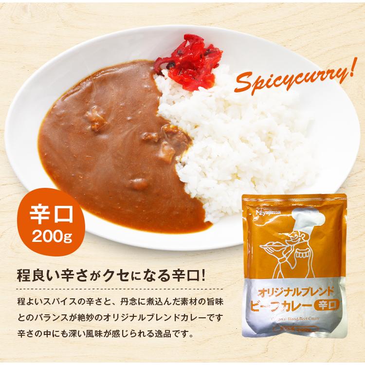 ビーフカレー 200g×4袋 甘口 辛口 選べる オリジナルブレンド 送料無料 ポイント消化 カレー レトルト 食品 詰め合わせ 業務用 ご飯のお供 ご当地 [メール便]