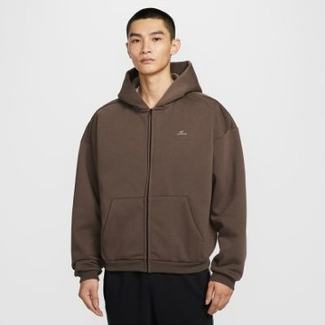 NIKE 外套 男 運動連帽外套 寬鬆版型 AS M NK TF SI BRSH FZ HD 咖 IO3690-237