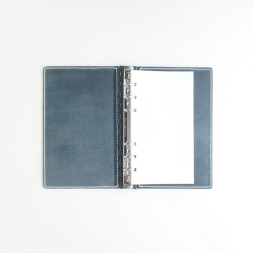 個人收納 皮革鉸鏈收納 海軍藍