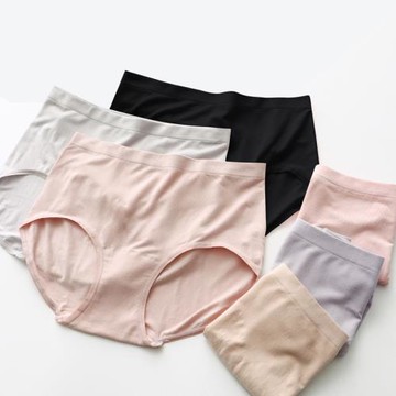 女士內褲大碼段高腰無痕2022裸氨60支蘭精莫代爾透氣襠春夏三角褲