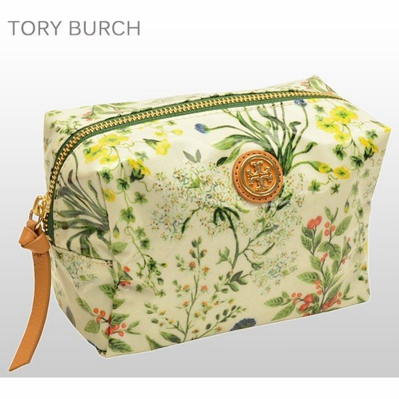 日本製 12月11日 12日限定 クーポン配布中 トリーバーチ Tory Burch ポーチ Virginia Printed Lg コスメティック ポーチ ギフトラッピング無料 レディースバッグ Www Janvier Labs Com