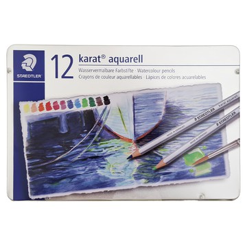 STAEDTLER施德樓 水彩色鉛筆套裝 12色  1盒