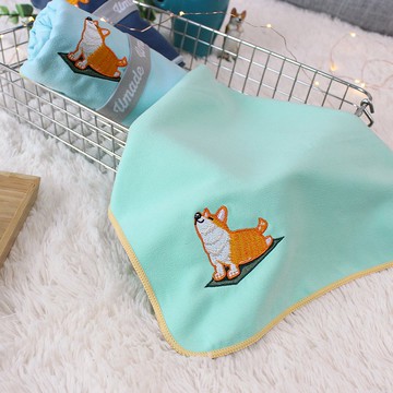 萬用快乾巾/運動毛巾-毛小孩系列 狗狗做瑜伽 (聖誕禮物 送禮)