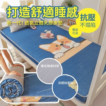 床墊 五層透氣乳膠床墊 單人床墊 雙人床墊 雙人加大床墊 宿舍床墊