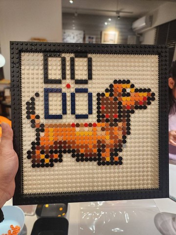 【拼圖 禮物】可愛腸腸32X32套組(龍年新品)