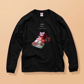 室內派貓咪 / 安心品質 / 經典長袖純棉T恤