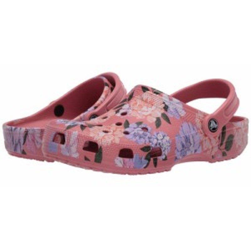 floral crocs