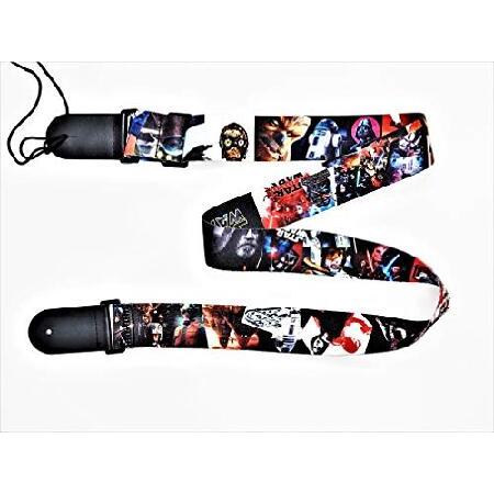 StarWars Inches Wide Guitar Straps Vol II Polyester with genuine leather