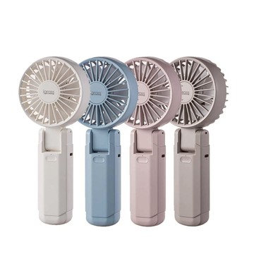 摺疊雙扇葉強力靜音風扇(IGS058) 粉黛紫