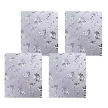 半島良品 抗UV防曬靜電貼/窗貼 4捲  200 x 45cm  牡丹花