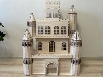 中世紀城堡娃娃屋 |木製娃娃屋 | DIY娃娃屋套件