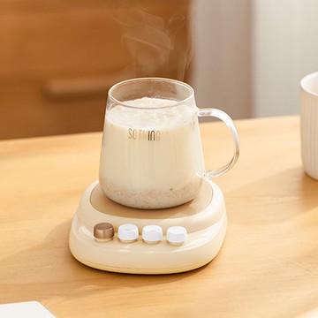 【贈品牌紅包袋|快速出貨】恆溫暖杯墊-熱騰騰 | 三檔調溫