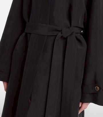 The Row Ryo silk wrap coat