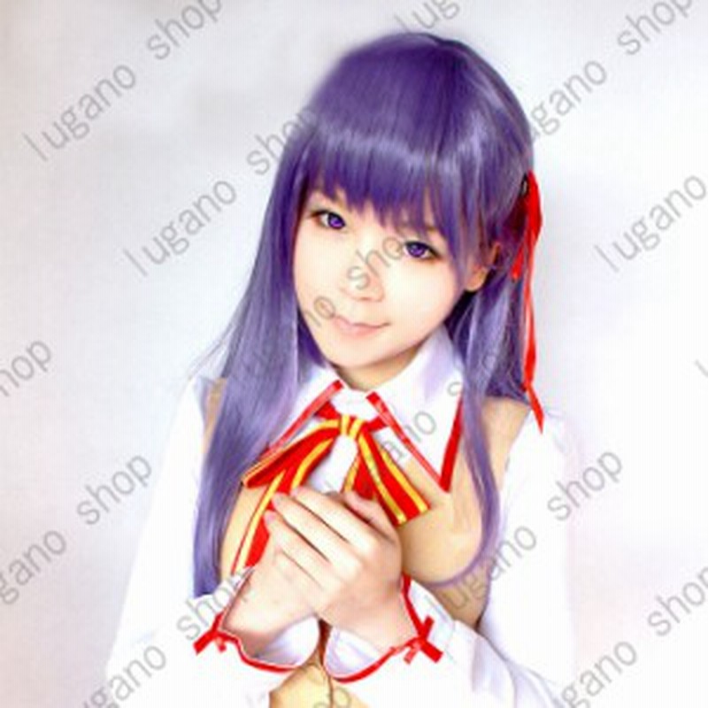 Fate Stay Night 間桐 桜 まとう さくら 風 耐熱高品質ウィッグ コスプレウィッグ ウイッグネット 通販 Lineポイント最大1 0 Get Lineショッピング