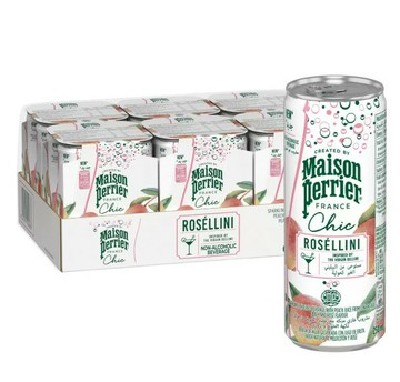 Maison Perrier 沛綠雅 Chic 氣泡雞尾酒風味飲 (蜜桃貝里尼) 250毫升 X 24入
