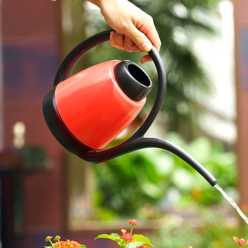 家用澆花水壺淋花澆水壺創意長嘴澆花壺大容量養花種菜塑料灑水壺