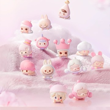 ❰茉莉第一個家❱👑現貨限量⚠️➕預購泡泡瑪特萌粒櫻花限定裝POPBEAN泡泡萌粒第三代趴姿系列迷你公仔