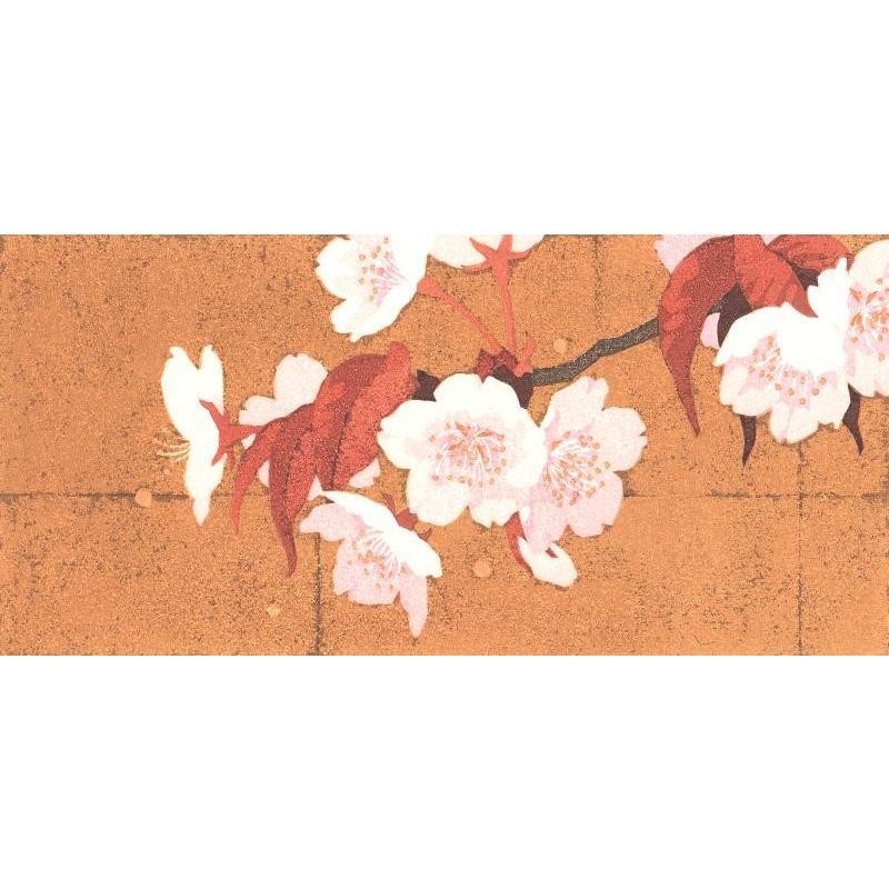 桜 絵画 和風 木版画 本荘正彦 「山桜」 額付き | LINEショッピング