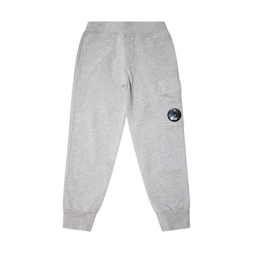 Cp Company - Grey Melange Cotton Track Pants