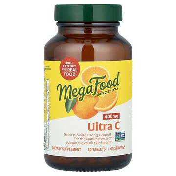 MegaFood, Ultra C，400 毫克，60 片
