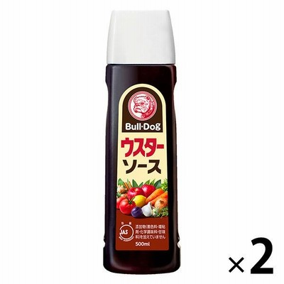 ブルドック　ウスターソース　500ml　830062　ブルドックソース　 1セット（2本）