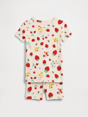 兒童及babyGap 100%有機棉草莓睡衣組