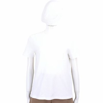 MAX MARA-’S Max Mara MADERA M刺繡 白色純棉短袖TEE T恤