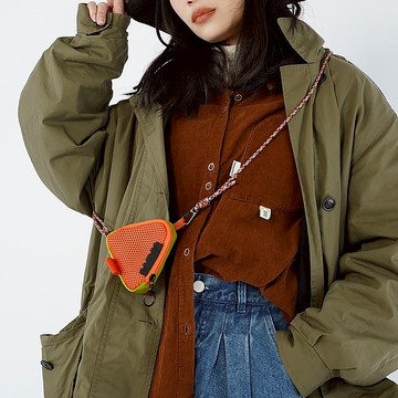 nullbag空形原創日系耳機包掛包迷你包鑰匙包撞色休閒小包零錢包