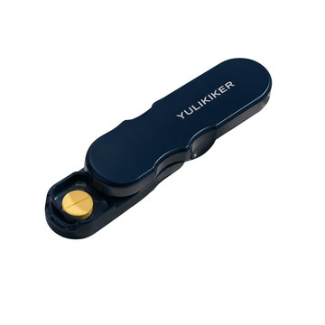 藥盒/切藥器 【日本YULIKIKER 推推樂切藥器】隱藏刀片切藥盒 隨身切藥器 藥丸分割器 藥片收納盒 藥錠切半器